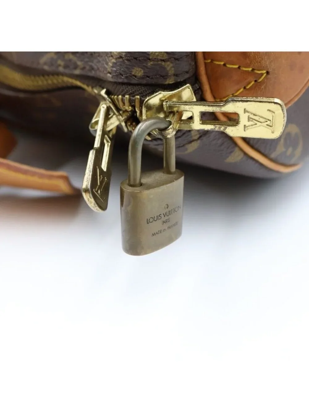 Louis Vuitton Keepall 50 Boston Bag Monogram Leather